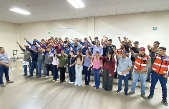 SECRETARIO GENERAL DEL SUTSMH TOMA PROTESTA A NUEVOS SINDICALIZADOS