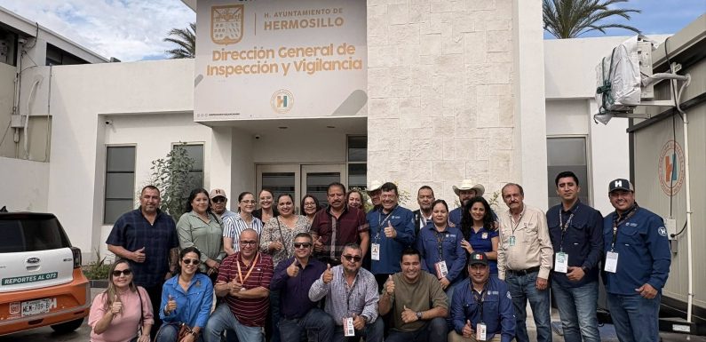 COMITÉ EJECUTIVO VISITA A COMPAÑEROS DE INSPECCIÓN Y VIGILANCIA PARA DAR INFORMACIÓN IMPORTANTE