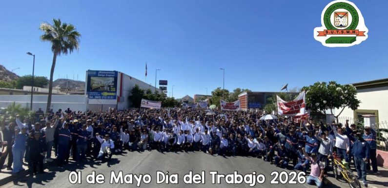 DESFILE DEL 01 DE MAYO DÍA DEL TRABAJO SUTSMH 2026