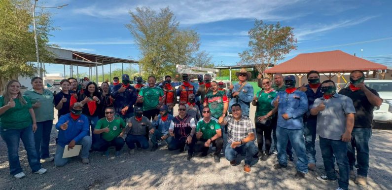 COMITÉ EJECUTIVO ENTREGA DE BUFF EN LA AGENCIA MUNICIPAL DE ENERGÍA Y CAMBIO CLIMÁTICO