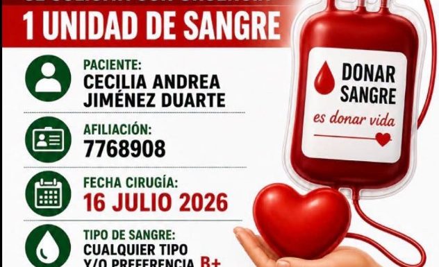 MOMENTO DE AYUDAR, DONA SANGRE