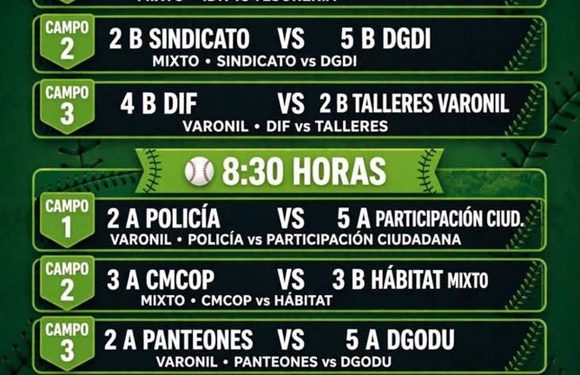 ROL DE JUEGOS 25 DE SEPTIEMBRE DE 2026 DEL TORNERO RECREATIVO SUTSMH 2026