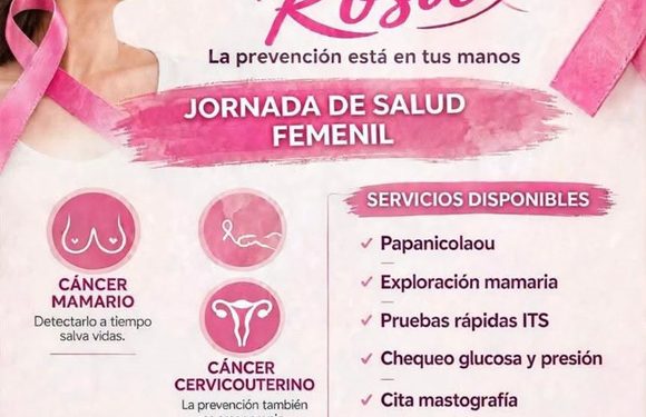 SUTSMH INVITA A LA JORNADA DE SALUD FEMENINA, OCTUBRE ROSA 2026