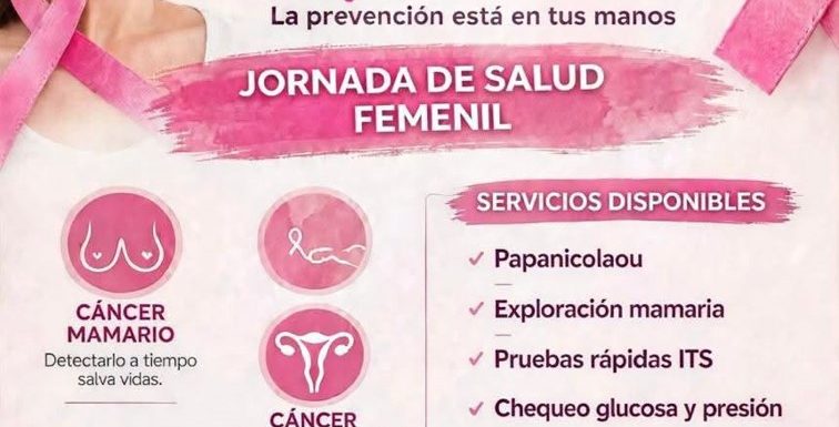 SUTSMH INVITA A LA JORNADA DE SALUD FEMENINA, OCTUBRE ROSA 2026